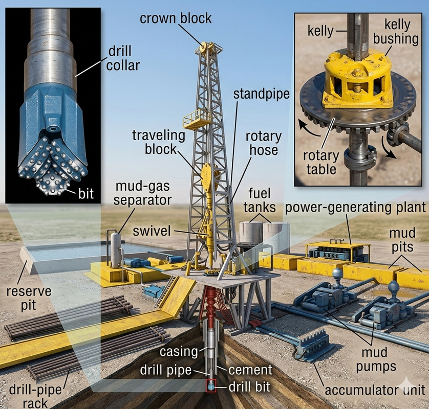 Production and drilling technologies category background